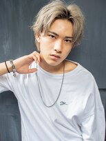 エイトメン 新宿店(EIGHT MEN)&nbsp;メンズ/センターパート/ブリーチ/新宿駅