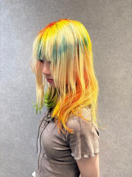 リラス 博多(rilas) デザイン/セクションカラー/スラッシュカラー/エンドカラー