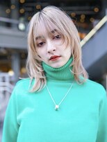 ギークス(GEEKS)&nbsp;【GEEKS渋谷】冬カラー/ミルクティーベージュ/ウルフ/ハイトーン