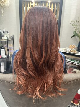 ビューティーガレージ カワゴエ(Beauty Garage Kawagoe) アプリコットオレンジカラー