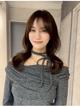 ハオ(hao) 【hao渋谷】ココアブラウン×バタフライカット