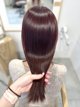 ノック(knock) 艶髪×pinkbrown/髪質改善/ピンクブラウン/ピンクカラー