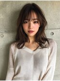 黒髪カタログ/クラゲヘアー/オリーブグレー/表参道