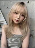 20代/韓国トレンドスタイル/透明感カラー
