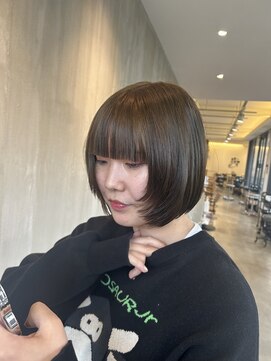 トテ(tote.) カット、ブリーチなしWカラー、水素カラー