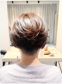 刈り上げショート/丸みショート/前下がりショート