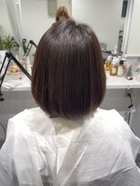 フルールバイニューヨークニューヨーク 京都北大路(fleur by NYNY) 丸みが出る 縮毛矯正ショート