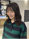 【レイヤーカット×暗髪カラー】目白美容室