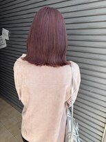 ロックス バイ マグ 松本(rocks BY MAG)&nbsp;ラベンダーピンク透明感抜群こなれ大人可愛いピンクへア