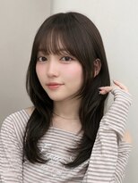 オーラ オモテサンドウ(Aura omotesando) 韓国風ハッシュレイヤー×ツヤ感チョコレートカラー