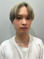 アリュア(Allure)&nbsp;オリーブベージュ/メンズハイトーン/ラウンドマッシュ
