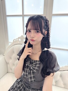 リルミー ミュエナ 大須 矢場町(Lilme myuena) ダークパープル/ナチュラルショート/ミルクブラウン/夏/名古屋