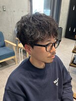 スタイルメンズ 藤沢(STYLE MEN)&nbsp;STYLE MENメンズカットダウンバングアクティブショートパーマ
