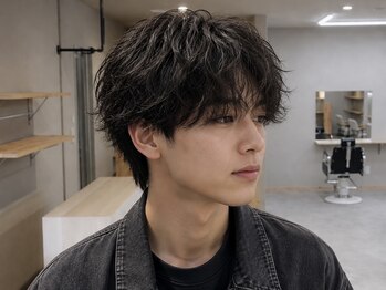 ノーマ(no-ma)の写真/【駅家/神辺】【メンズサロン】スパイラルパーマやツイストパーマでモテヘアに!旬なパーマスタイルをご提案