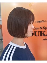 トウカ 南流山店(TOUKA) 顔まわりレイヤー×ミニボブ
