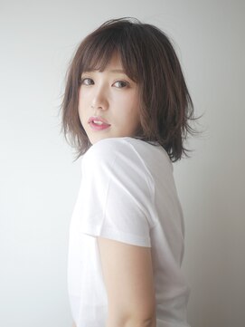 ビーハイブ 一番町店 アヴェダ(BEHIVE) 大人カジュアルボブ　ヘルシーレイヤー×外ハネボブ