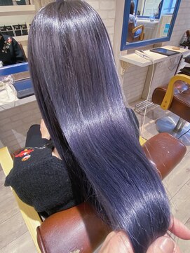 リオールヘア 北千住(LIOR.HAIR) ミネコラ×ラベンダーブルー