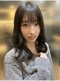 20代 透明感カラー グレージュ