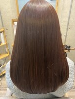 《era》大人可愛い　ショコラブラウン　ツヤ艶ストレート　みわ