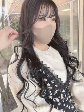 クロエ バイ ラヴィズム 小針店(CLOE by LUVISM) 小顔に見せる顔まわりカット×ロングヘア