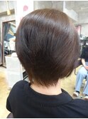 30代40代50代◎大人ナチュラルショートボブ、ノンジアミンカラー