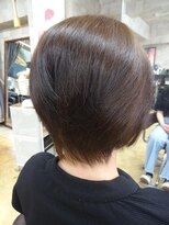 ヴァンテアン 巣鴨店 30代40代50代◎大人ナチュラルショートボブ、ノンジアミンカラー