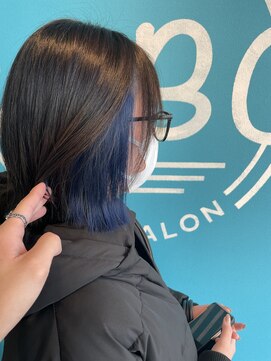 サボ(SABO) イヤリングカラー×ブルー