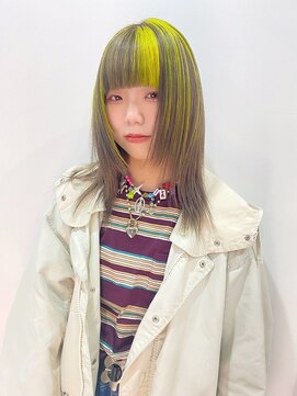 ギグスダブル 栄店(gigs double) ポイントカラー/ネオンイエロー