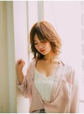 大人ガーリー（ミックスシフォンパーマ）