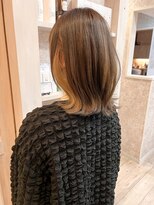 キャアリー(Caary)&nbsp;福山美容室Caary くすみカラーブラウンアッシュインナーカラー