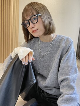 ロンドプロフィール 浦和(Lond profil) ブリーチなしダブルカラー　ボブヘア