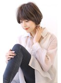 20代30代40代50代美髪ピンクブラウン切りっぱなしボブショート
