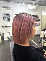 ガーデン ジングウマエ(GARDEN jingumae)&nbsp;栗原,切りっぱなしボブ,ピンクc12