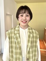 ロジェ(loje)&nbsp;ショートボブ/オン眉カット/美髪スタイル