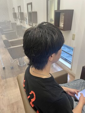 オシャマワールドコーヌコピア メンズカット×ニュアンスパーマ