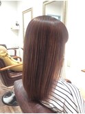 30代40代50代/ミディアムストレート/ハイライト/ツヤ髪