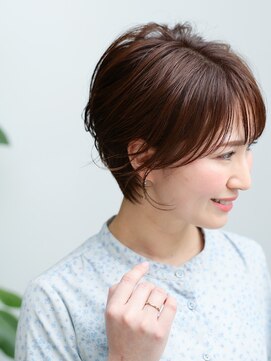 パーチェヘアー(pace hair) ショートカット/ショートヘア/ショートボブ/30代40代50代/栄