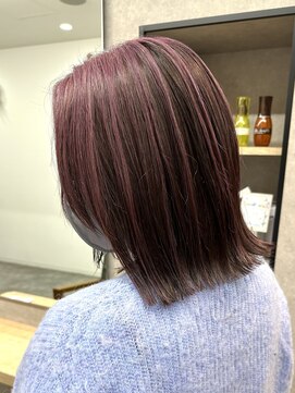 リベストバイジェービー 稲毛(li best. byjb) イメチェン/ホワイトブロンド/外ハネボブ/美髪/ワイドバング