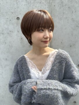 ブレンドバイハピネス(Blend by happiness) 大人可愛い20代30代40代50代ウルフレイヤーボブ丸みショートボブ