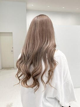 ハイブ 金沢(Hive) 10代20代ブリーチハイトーンミルクティーベージュ