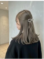 アオアクア バイ グルグル 小岩店(ao akua by GULGUL) 小岩/レイヤーカット/ダブルカラー/ブリーチなしカラー/顔周り