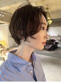 ハンサムショートパーマショートマッシュショートパーマ