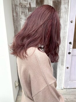 ポフ(pof)の写真/【豊田市】一人ひとりの雰囲気に合わせた似合わせカラーが得意〇くすみ&暖色系で色落ちまで可愛い髪色に◎