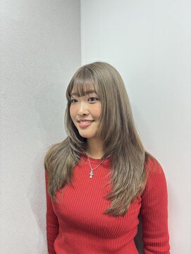 アオ(AO。) オリーブベージュ/ベージュカラー/透明感カラー/アッシュ