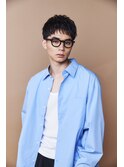 men's/メンズ/刈り上げセンターパート/フェザーパーマ/池袋