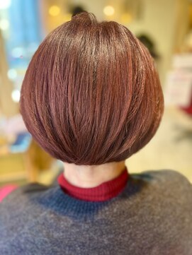 マイノリティー(Minority Produced By TOPHAIR) ナチュラル白髪ぼかしハイライト ベージュピンク