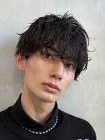 フィフス トウキョウ (fifth TOKYO)&nbsp;ルーズパーマシャドウパーマ波巻きパーマ刈り上げ束感マッシュ