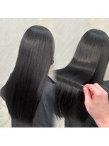 ミヨン 京橋店(miyon)&nbsp;韓国レイヤーカット×暗髪カラー×髪質改善