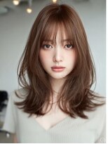 ダル 渋谷/表参道(DAL.)&nbsp;レイヤーカット髪質改善カラー透明感カラー顔まわりカット