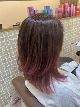 ケシキ 立川 立川南口(keshiki) ミディアムレイヤーグラデーションカラー